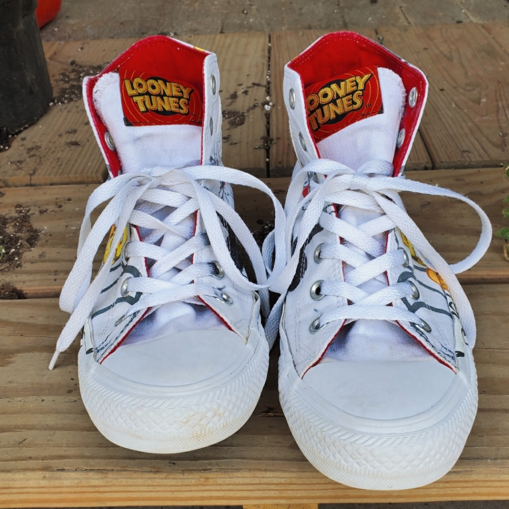 White high top converse